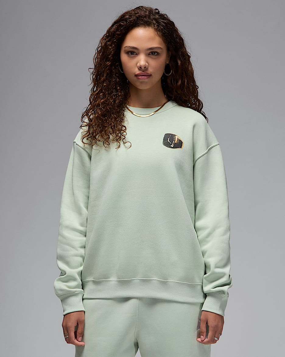 Jordan Brooklyn Fleece Women's Crew-Neck Sweatshirt. Nike.com
